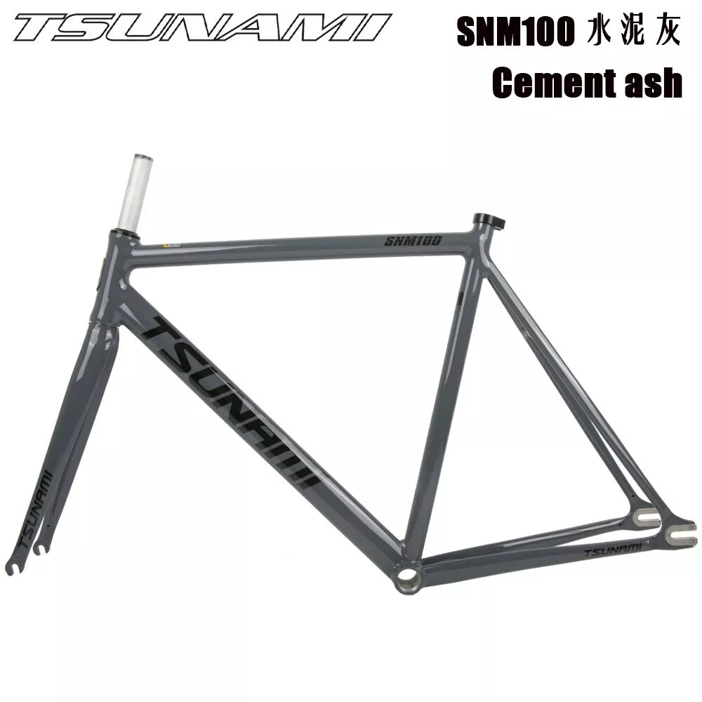 700CRetro Frame Aluminum Fixed Gear Frame Fork Bike 49CM 52CM 55CM