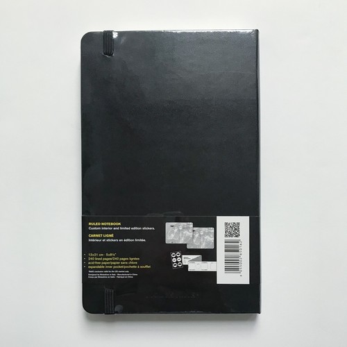 Moleskine Batman Limited Edition Ruled Notebook 5 x 8.25" RARE Sealed - Picture 2 of 2