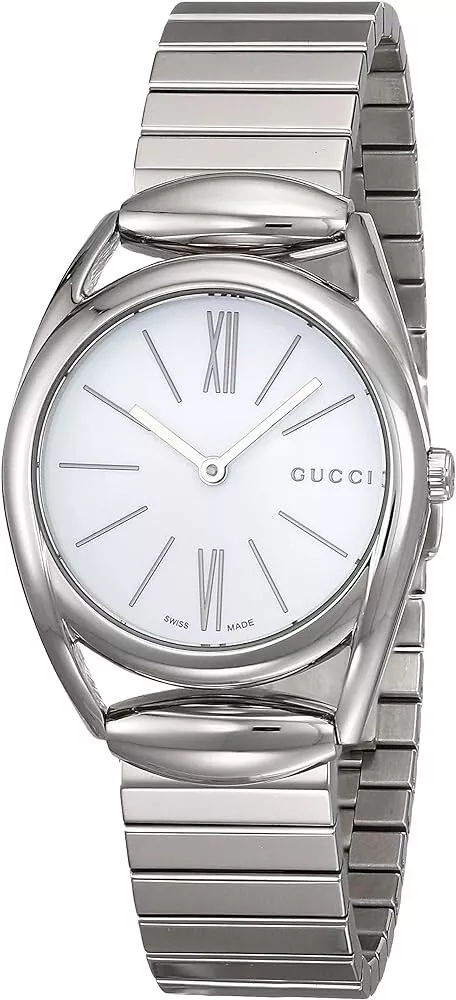 Montre femme Gucci Horsebit YA140505 à quartz en acier inoxydable prix de détail