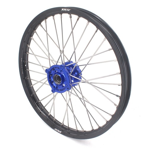 KKE 21/19 pulgadas Ruedas azules aptas para KAWASAKI KX250F KX450F 2006-2021/KX125 KX250 06-07 - Imagen 5 de 12