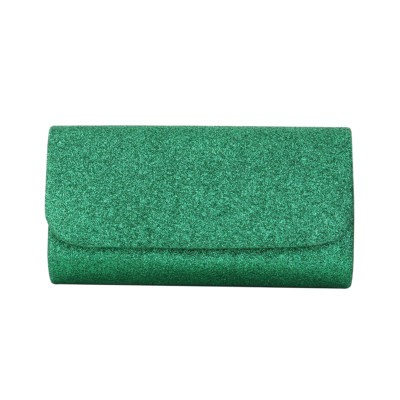 Premium Small Metallic Glitter Flap Clutch Evening Bag Handbag - Diff Colors