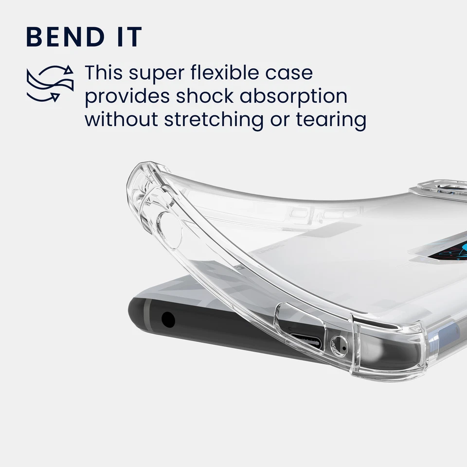 COVER TRASPARENTE PER ASUS ROG Phone 7 Ultimate trasparente CON PROTEZIONE PER  - Immagine 2 di 4