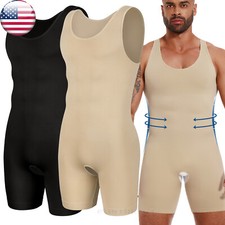 Fajas Colombianas para Hombres Girdle Compression Men Slim Shapewear Bodysuit