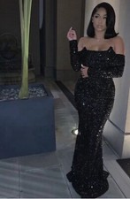 Black Prom dress for women size 12