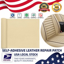 Beige multi-size Leather Repair Patch DIY - Rejuvenate Worn Furniture/Car Seats