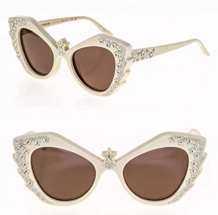 GUCCI CRYSTAL STAR SUNGLASSES GUCCI ARIA HOLLYWOOD FOREVER 1095 Black 001 Crystal Star  main image 3