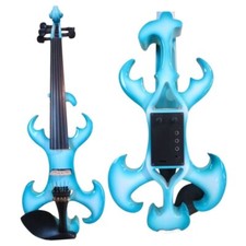 New Model solid wood Crazy-4 SONG brand Blue 5 strings electric Violin 4/4