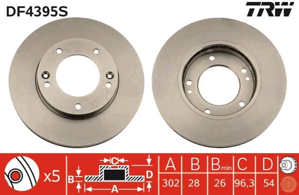 Bremsscheibe KIA P. Sorento 2.4-3.5 02--image