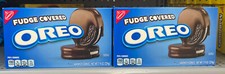 Pack of 2: NABISCO OREO Chocolate Fudge Covered Sandwich Cookies - 7.9 Oz. Each