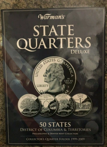 1999-2009 Deluxe COMPLETE BU P & D STATEHOOD QUARTERS Collection 112 Coins total