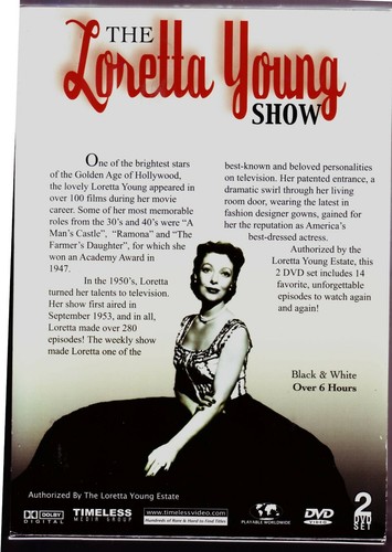 DVD - THE LORETTA YOUNG SHOW - 2 Disc Set - 14 Episodes - Imagen 2 de 2