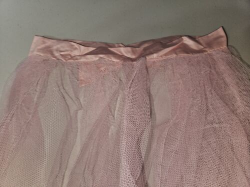 Vintage rosa Tüllrock Overlay - Bild 2 von 6
