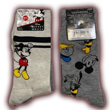 Mickey Mouse Socks - 2 PAIRS Disney Fast Shipping