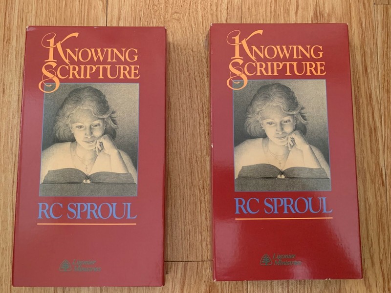 Knowing Scripture Dr. R.C. Sproul VCR Tapes 1 and 3 Eight Messages