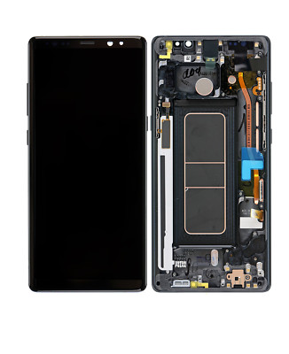 Replacement OLED Assembly With Frame Compatible For Samsung Galaxy Note 8 Black