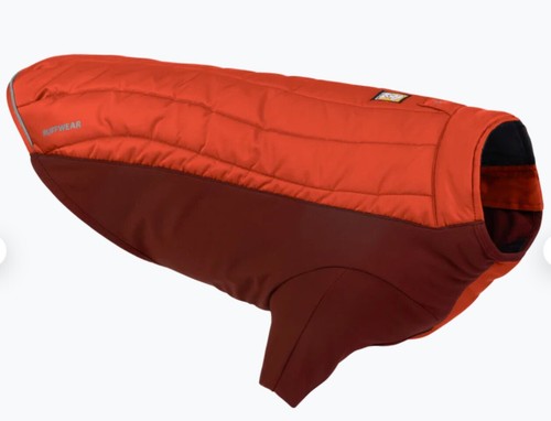 Ruffwear Powder Hound Dog Jacket In Persimmon Orange Sz XXS NWT