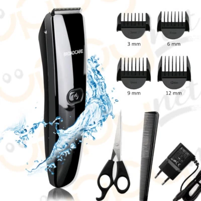 BROADCARE TAGLIA CAPELLI PROFESSIONALE TAGLIACAPELLI REGOLA BARBA RASOIO ELETTRICO DOCCIA