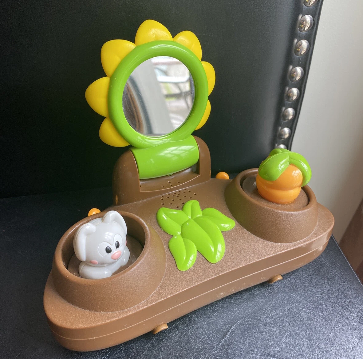 Evenflo ExerSaucer Jump Learn Frog Jumper Mirror Sounds Toy