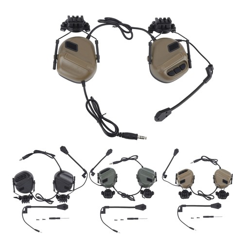 Upgrade Tactical Helmet Headset Shooting Ear Protection Hunting Headphones - Picture 31 of 33