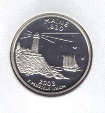 2003-S PROOF MAINE STATE QUARTER