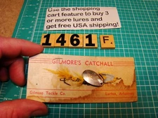 V1461 F GILMORE CATCHALL NEW ON CARD FISHING LURE