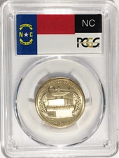 2021 P Pos B North Carolina Innovation Dollar PCGS MS 65 State Flag Label