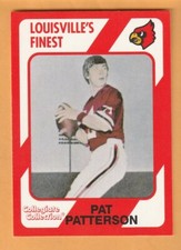 Pat Patterson Louisville Cardinals 1989 Card #186 Indianapolis Indiana 5L
