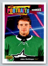 2020-21 Upper Deck UD Portraits #P86 Jake Oettinger (ref 184258)