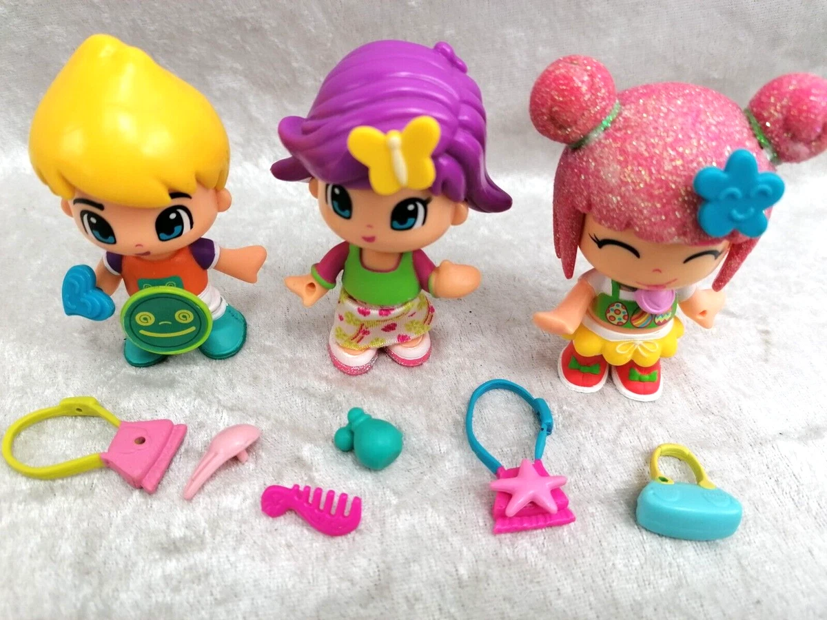 FAMOUS PINYPON mini doll figures LOT + accessories ref 1