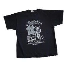 Vintage 2012 Bushys Party Pub Crawl Shirt Adults 2XL Craft Beer Ale Of Man