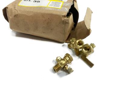 Box of 35 Qty MSC Conbraco 31740202 Brass Air Cock 1/4'' Pipe, Lev FREE FAST SHIP