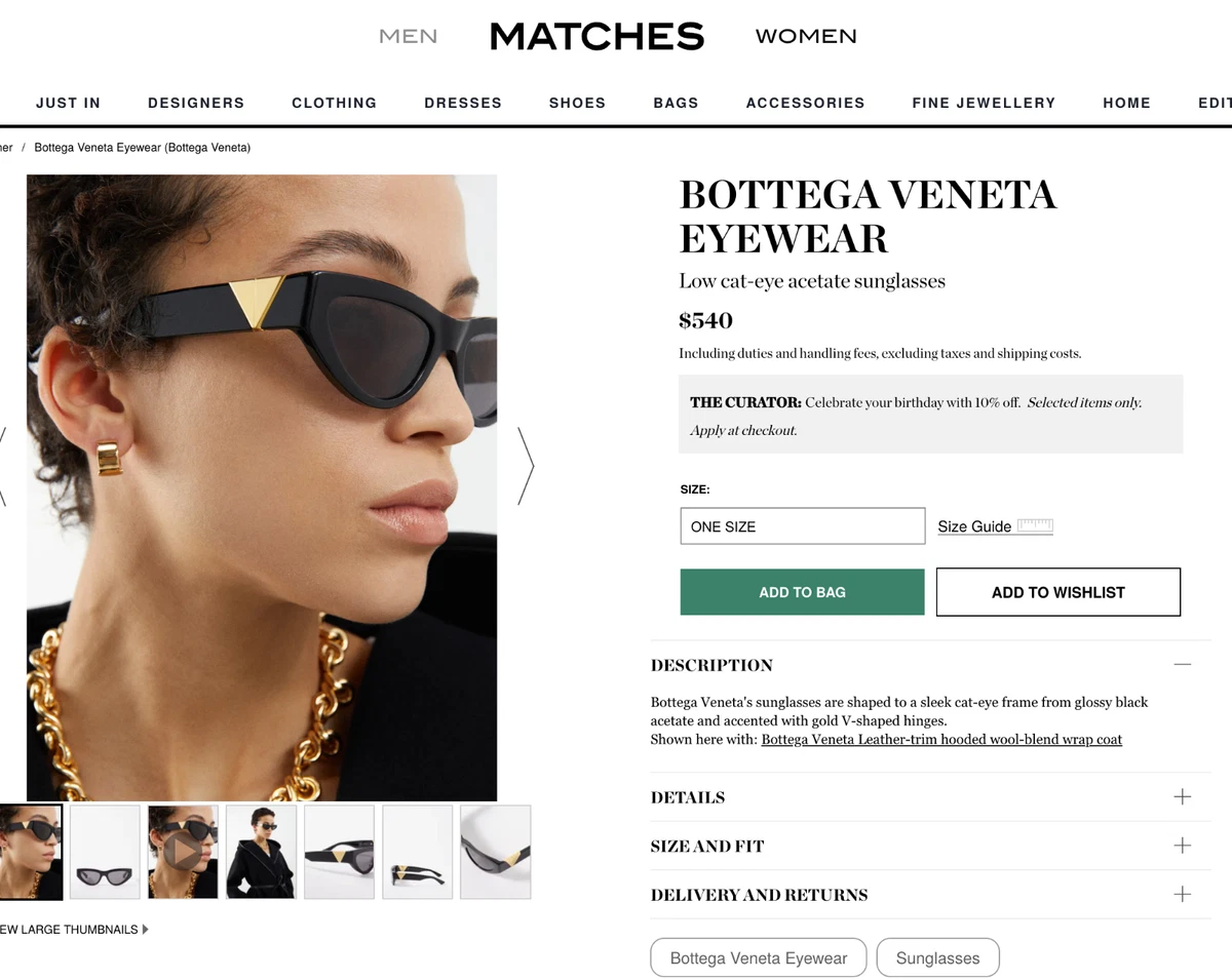 Logo Acetate Sunglasses in Purple - Bottega Veneta