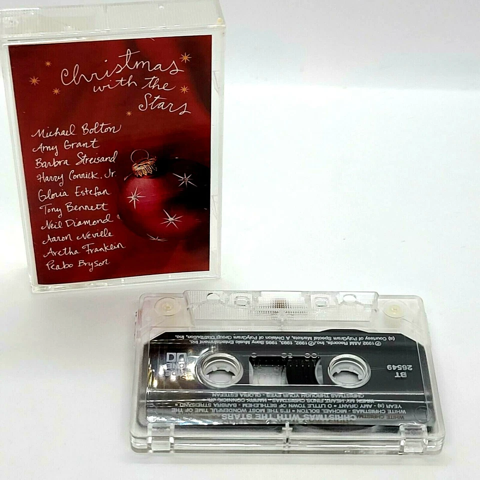 Christmas With The Stars 1995 Sony Cassette Michael Bolton Harry Connick Jr - Image 2 of 3