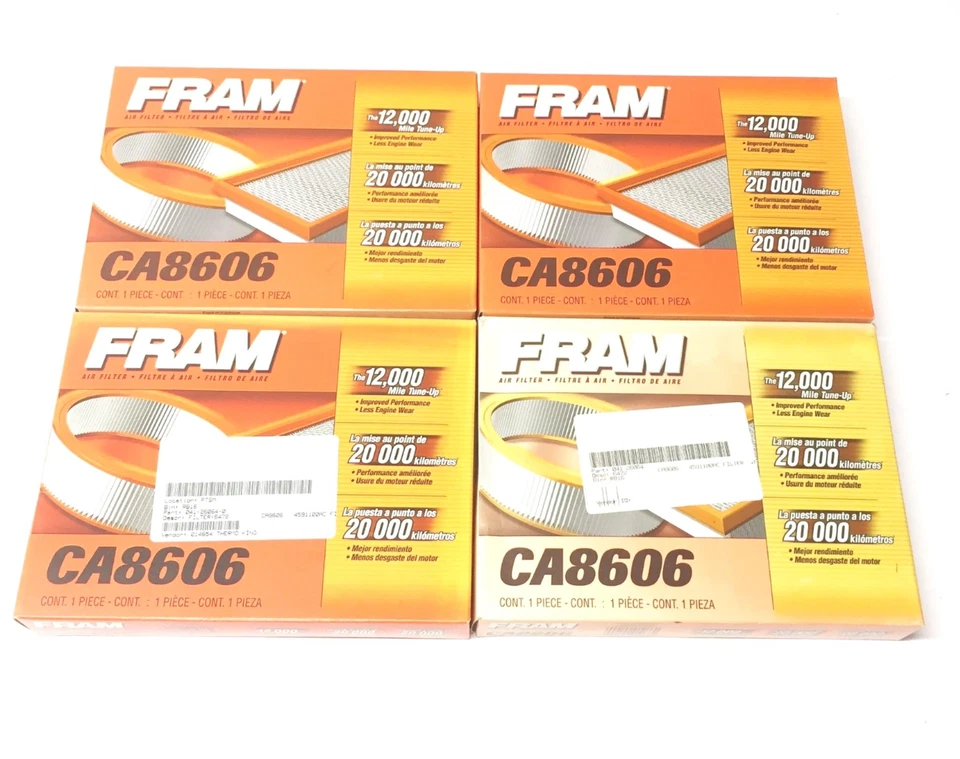 Fram "Extra Guard" 空气过滤器 CA8606 [批量 4] 全新无标签 — 第 4/4 张图片