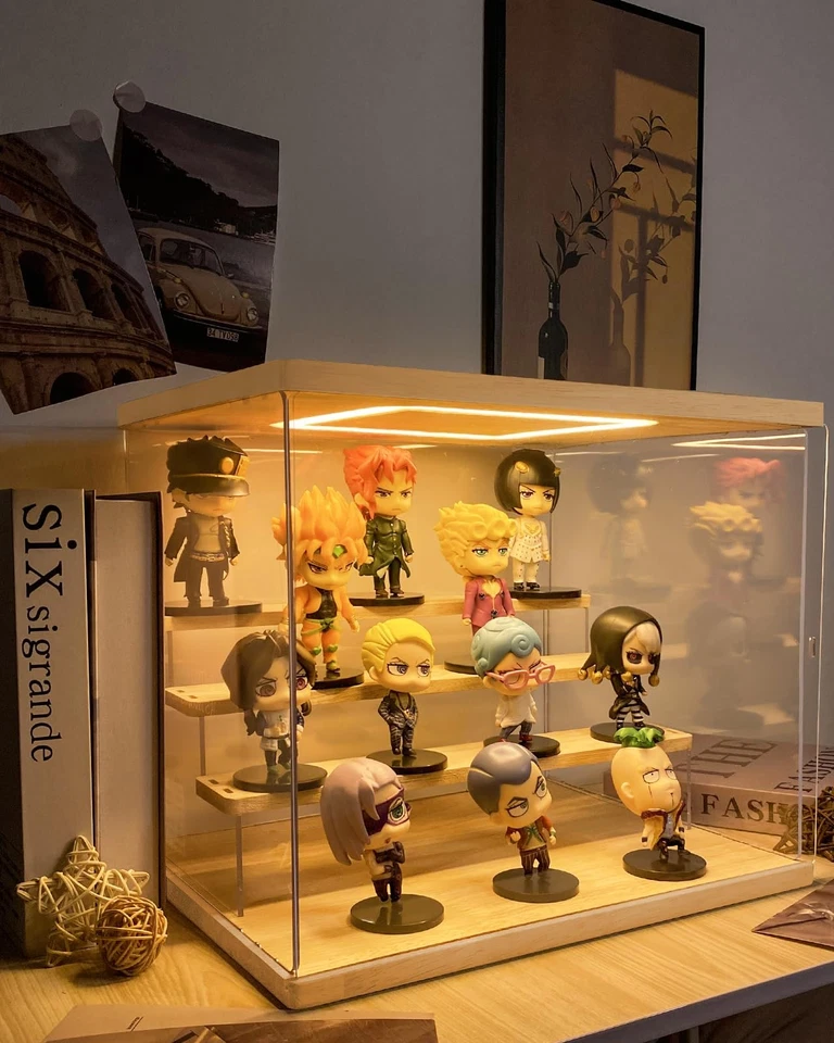 Clear Acrylic Display Case with Light , 5 Tier Display Stand Assembly Dustpro... - Image 4 of 4