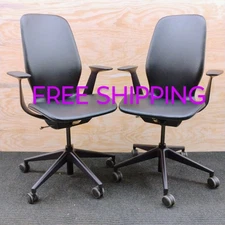 2024 Steelcase SILQ Office Chair Black Leather. New ( Open Box) 