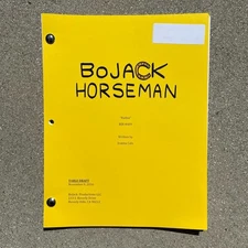 Bojack Horseman Ruthie Episode Original 2016 Production Used Table Draft Script