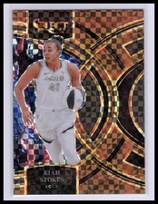 Kiah Stokes 2024 Panini Select WNBA Bronze Checker Prizm #10/49 | Premier | Aces