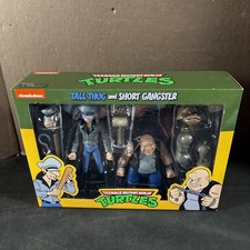 TALL THUG SHORT GANGSTER TMNT NECA TWO PACK CARTOON ACTION FIGURE NEW NINJA