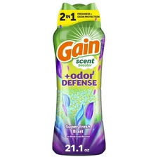Gain Odor Defense Laundry Beads Super Fresh Blast Scent Booster Beads