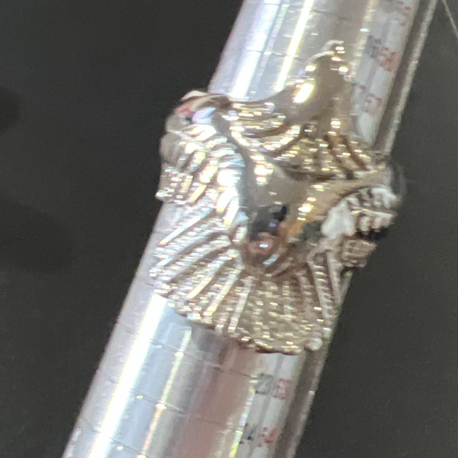 sterling silver Eagle Ring Size 9 Unique Ring Uni… - image 9