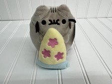Pusheen 10th Anniversary Pizza Pusheen 6061422 Rare Cat Plush 5 INCH NWT