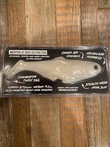 Working Class Zero Battle Shad 9.0 Swimbait BONE NEU - Bild 2 von 4