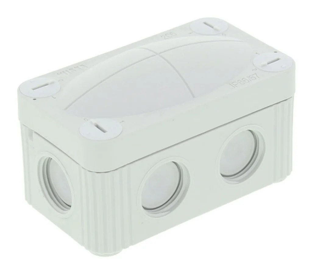 Wiska Combi Junction Box White 206 85x49x51mm No Terminals 10109573 WH