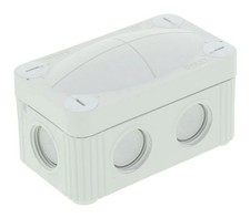 Image of Wiska Combi Junction Box White 206 85x49x51mm No Terminals 10109573 WH