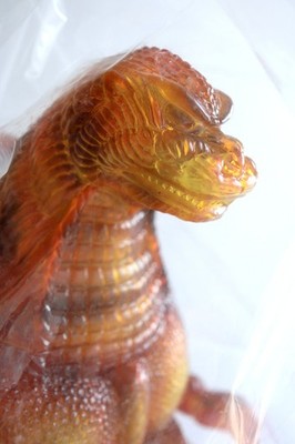 Giant Godzilla 1995 DesuGoji Marmit Medicomtoy Clear Orange