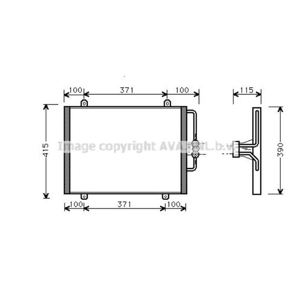 Kondensator Klimaanlage FüR Renault Megane Scenic JA0/1_ I BA0/1_ EA0/1_-image