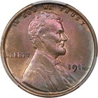 1914 LINCOLN CENT GRADED MS-65 BROWN  w/CAC STICKER **NICE**