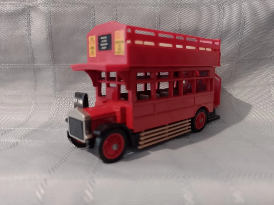 MATCHBOX MODELS OF YESTERYEAR 1922 A.E.C S TYPE OMNIBUS Y-23 SCHWEPPES NO LABEL - Image 3 of 4