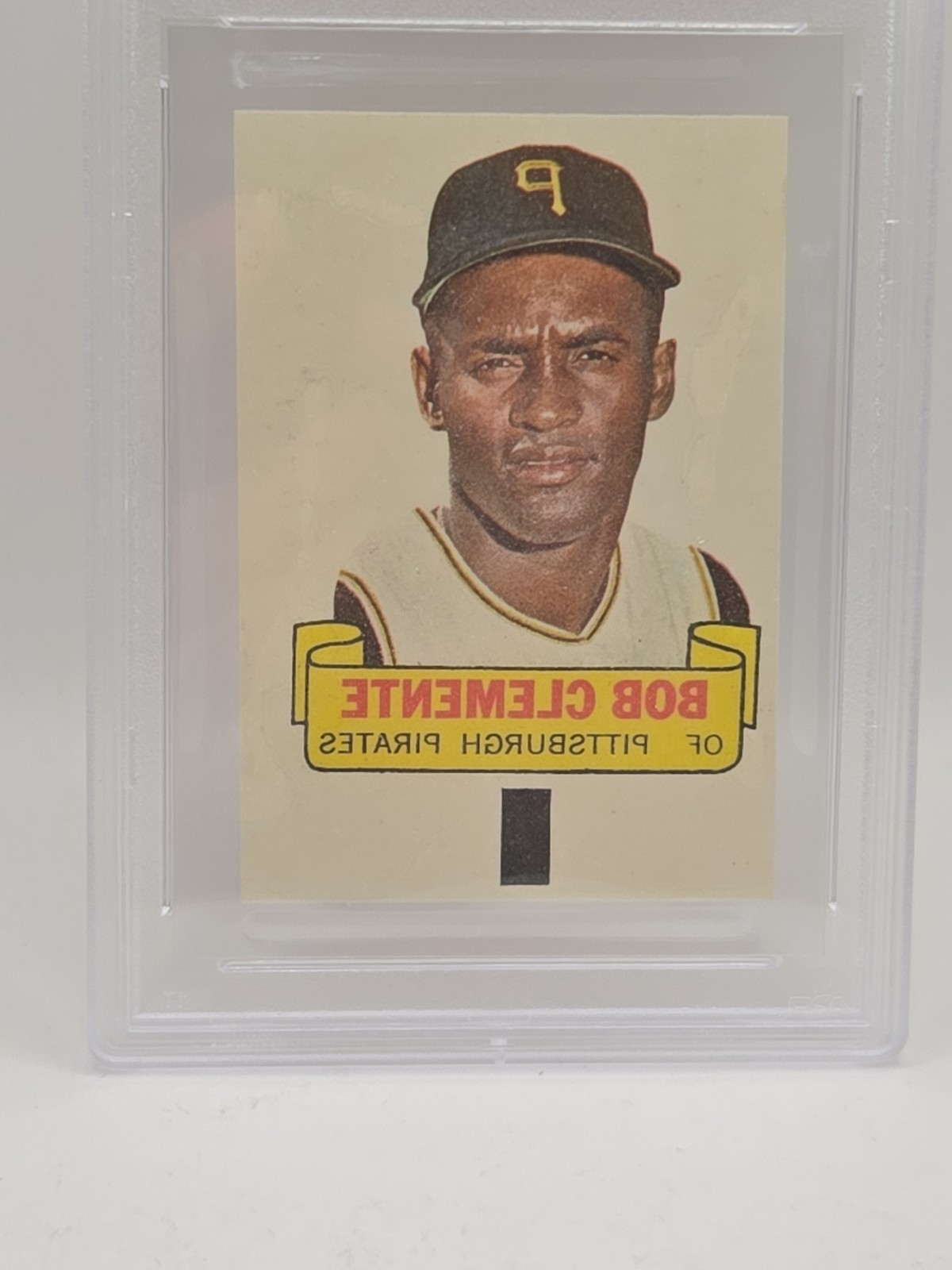 1966 Topps Rub-Offs Bob Clemente PSA 5 EX view 3
